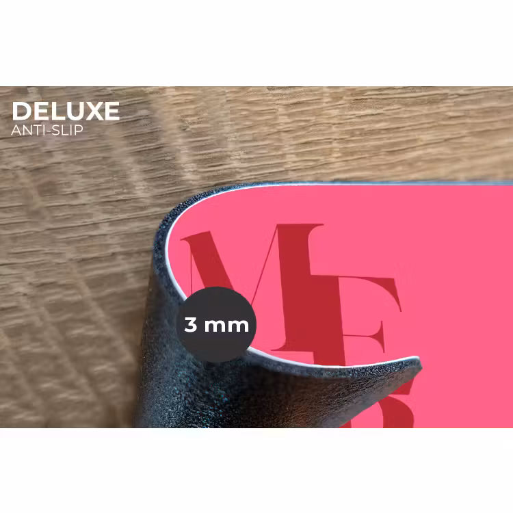 Placemat - 6 stuks - Merry - Tekst - Kerst - Roze — 4