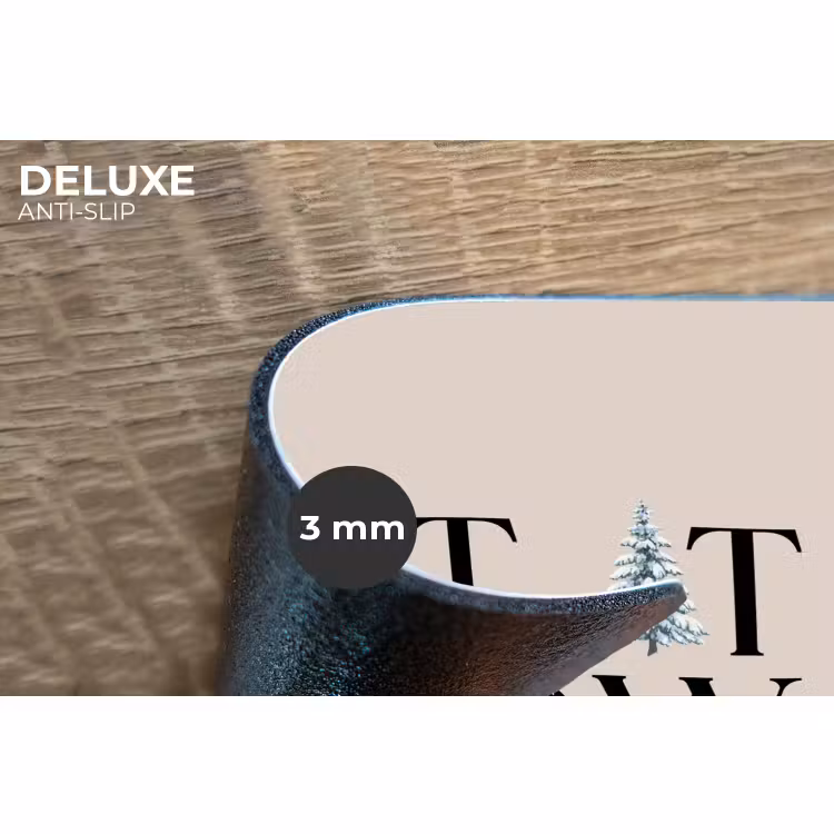 Placemat - 6 stuks - Tekst - Kerst - Sneeuw — 4