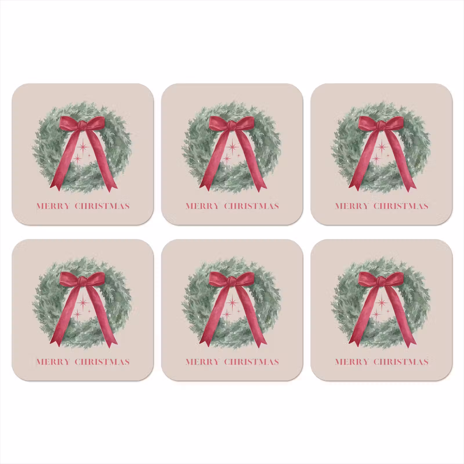 Onderzetter - Winter - Kerst - Tekst — 1