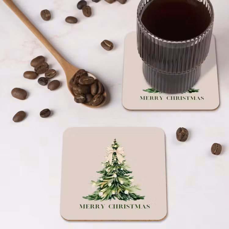 Onderzetter - Kerst - Kerstboom - Tekst — 4