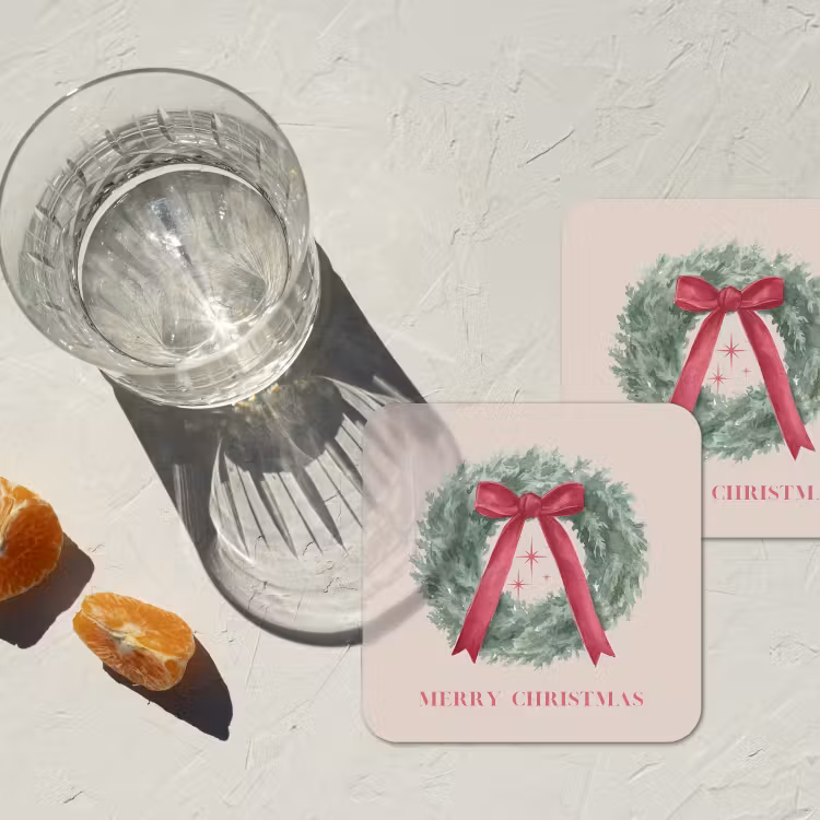 Onderzetter - Winter - Kerst - Tekst — 2
