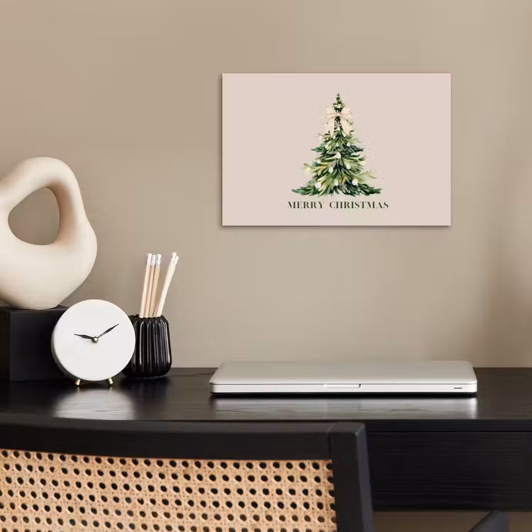 Poster - Kerst - Kerstboom - Tekst — 2