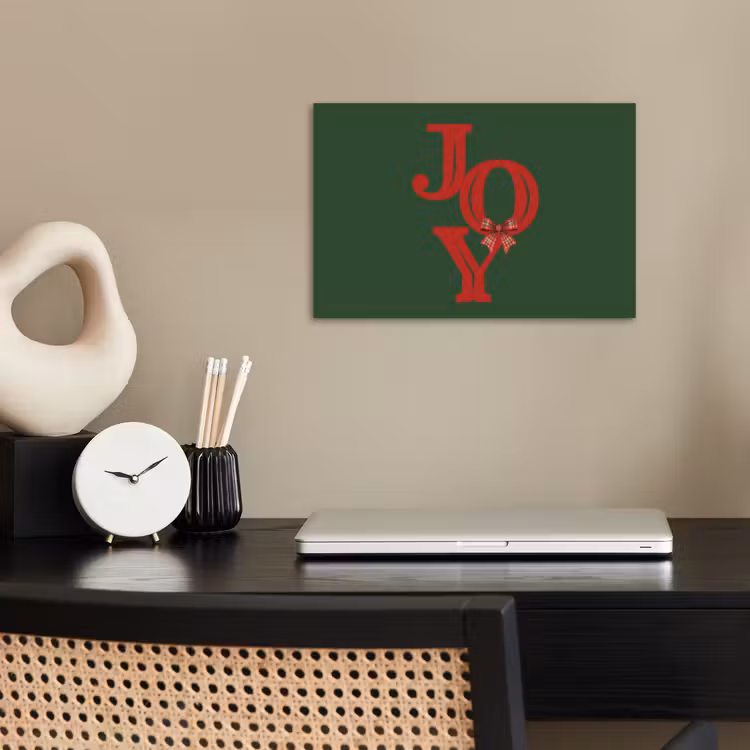Poster - Tekst - Kerst - Rood — 2