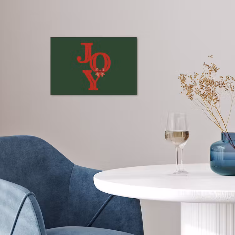 Poster - Tekst - Kerst - Rood — 4