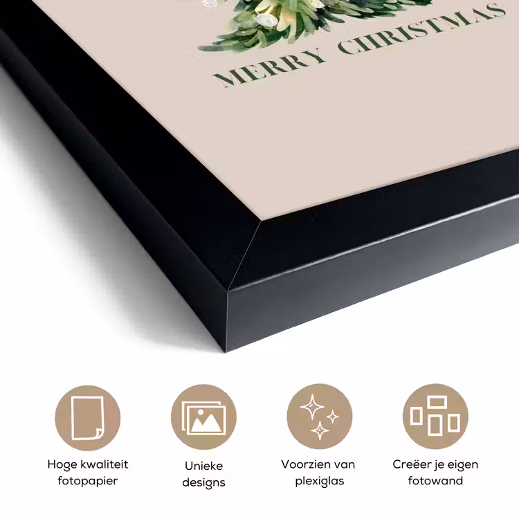 Poster met lijst - Kerst - Kerstboom - Tekst — 6