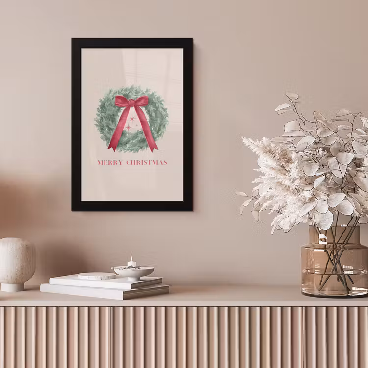 Poster met lijst - Winter - Kerst - Tekst — 5