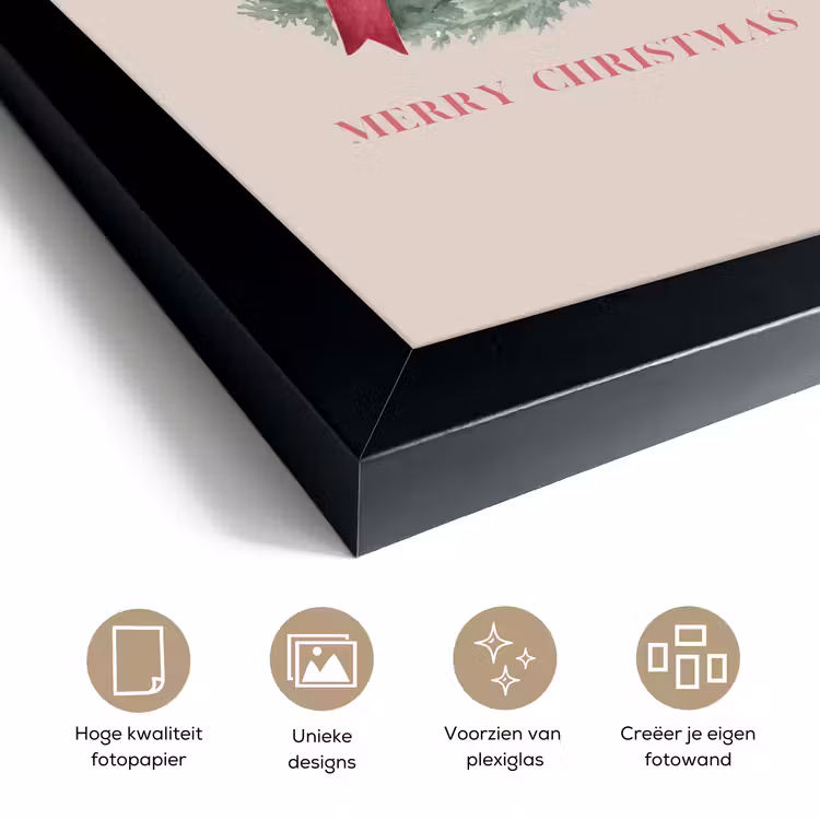 Poster met lijst - Winter - Kerst - Tekst — 6