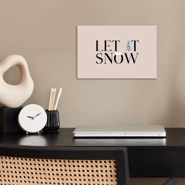 Poster - Tekst - Kerst - Sneeuw — 2