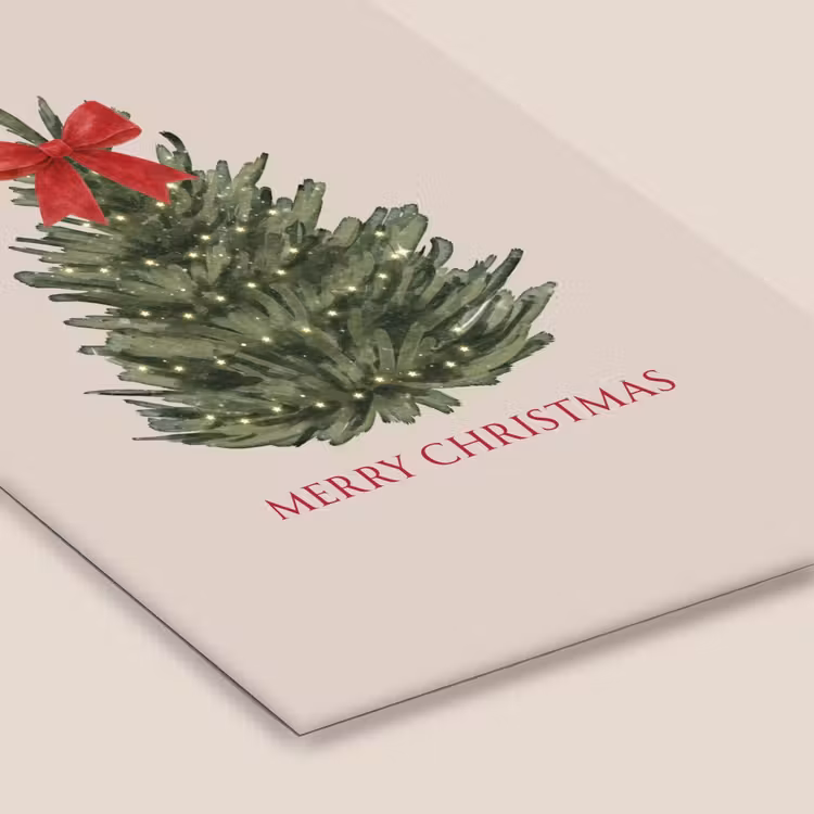 Poster met lijst - Tekst - Kerst - Kerstboom — 7