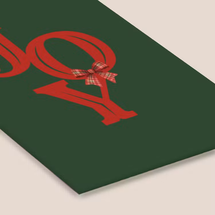 Poster met lijst - Tekst - Kerst - Rood — 7