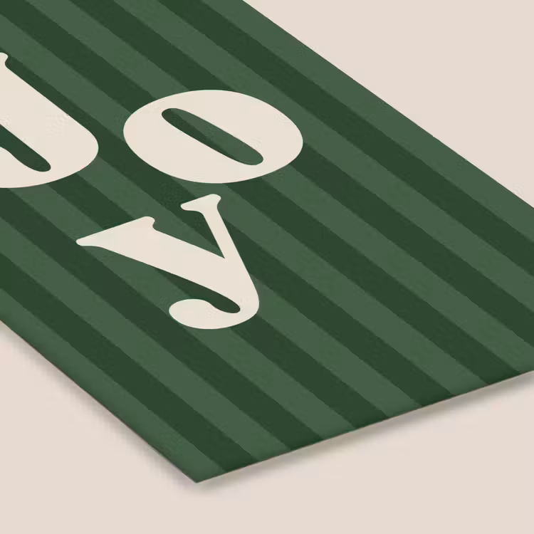 Poster met lijst - Joy - Kerst - Tekst - Groen — 7