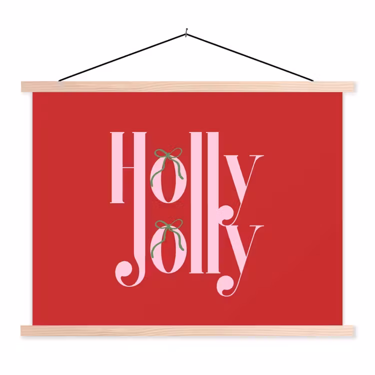 Schoolplaat - Kerst - Roze - Rood - Tekst — 1