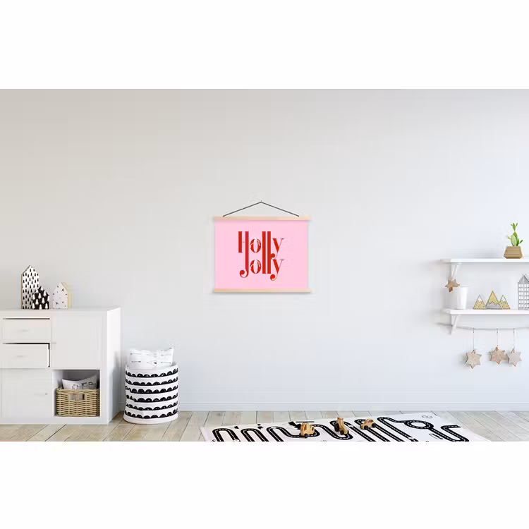Schoolplaat - Kerst - Tekst - Rood - Roze — 3