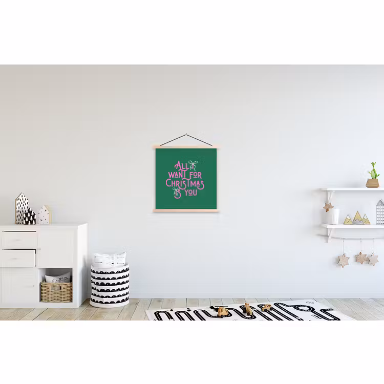 Schoolplaat - Kerst - Tekst - Roze - Groen — 3