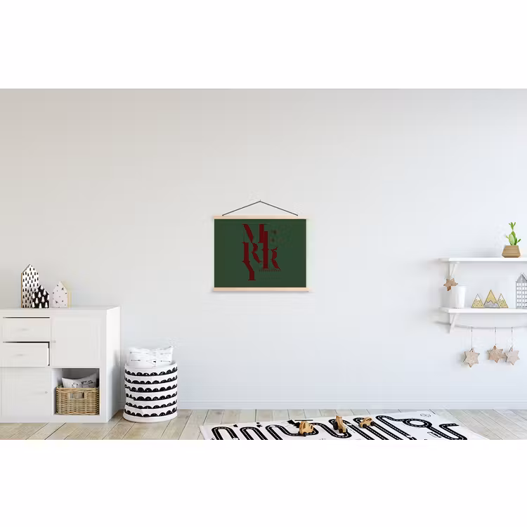 Schoolplaat - Merry - Tekst - Groen - Kerst — 3