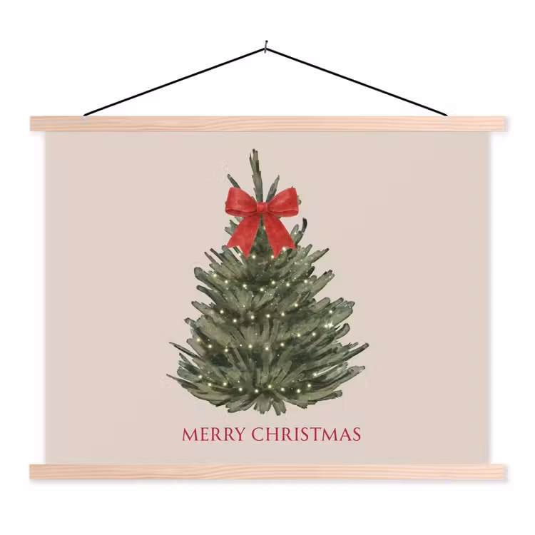 Schoolplaat - Tekst - Kerst - Kerstboom — 1