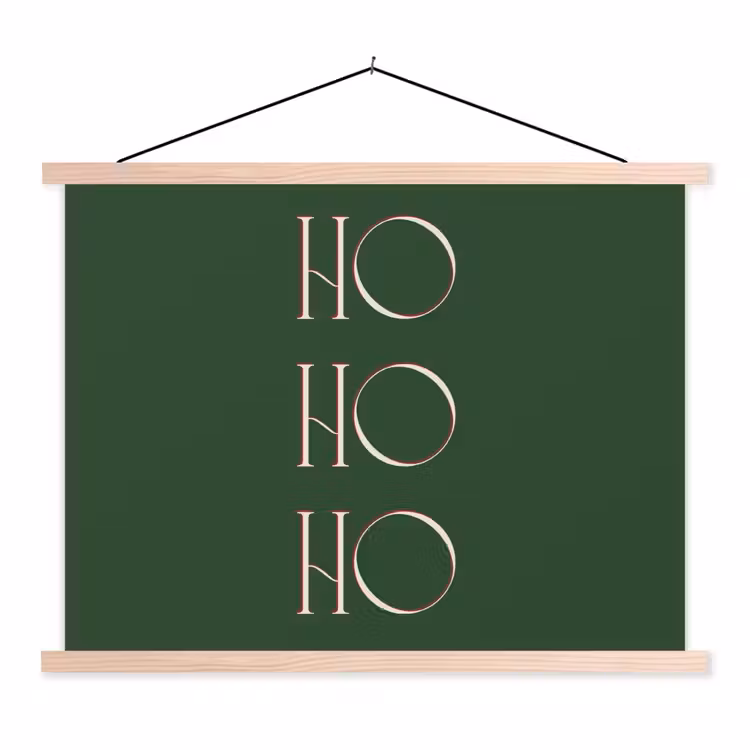 Schoolplaat - Tekst - Kerst - Modern - Groen — 1