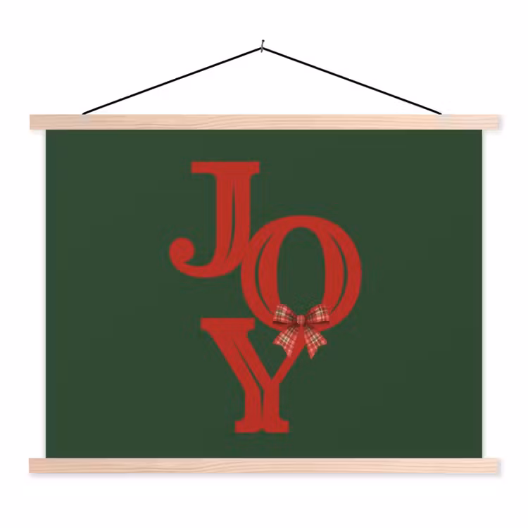 Schoolplaat - Tekst - Kerst - Rood