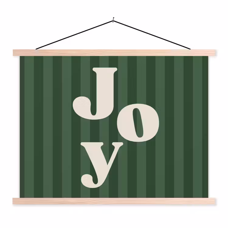 Schoolplaat - Joy - Kerst - Tekst - Groen — 1