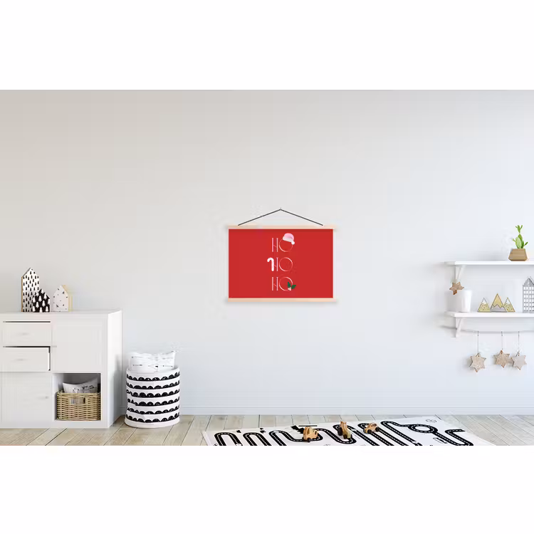 Schoolplaat - Kerst - Tekst - illustratie - Rood — 3