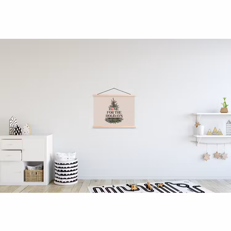 Schoolplaat - Kerst - Tekst - Kerstboom - Beige — 3