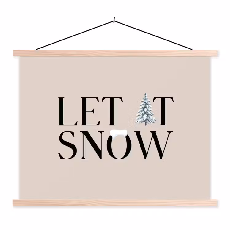 Schoolplaat - Tekst - Kerst - Sneeuw — 1
