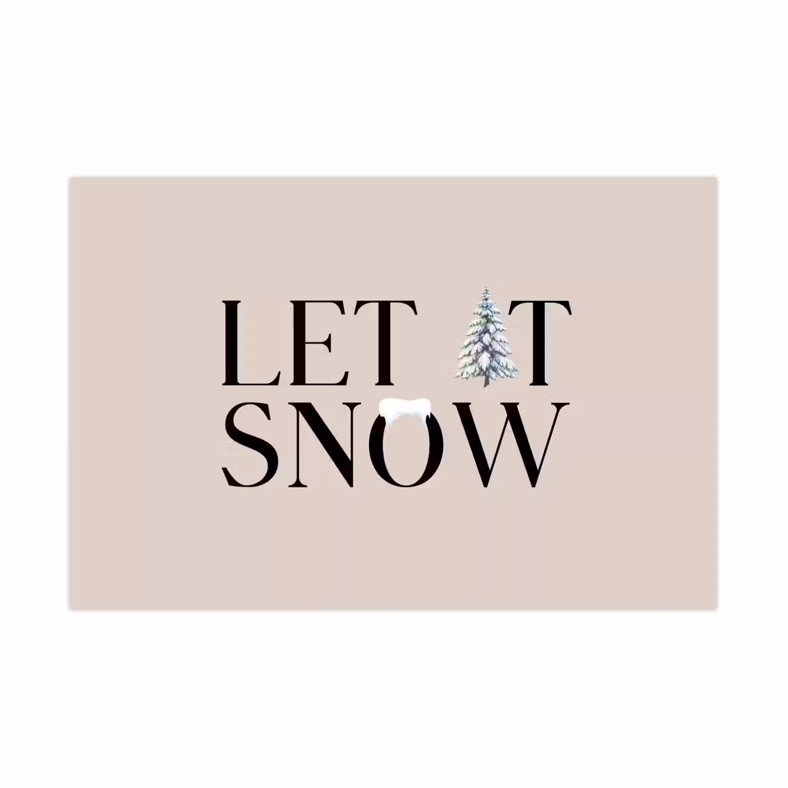 Speelkleed - Tekst - Kerst - Sneeuw — 1