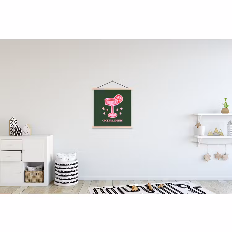 Schoolplaat - Cocktail - Kerst - Roze - Groen — 3