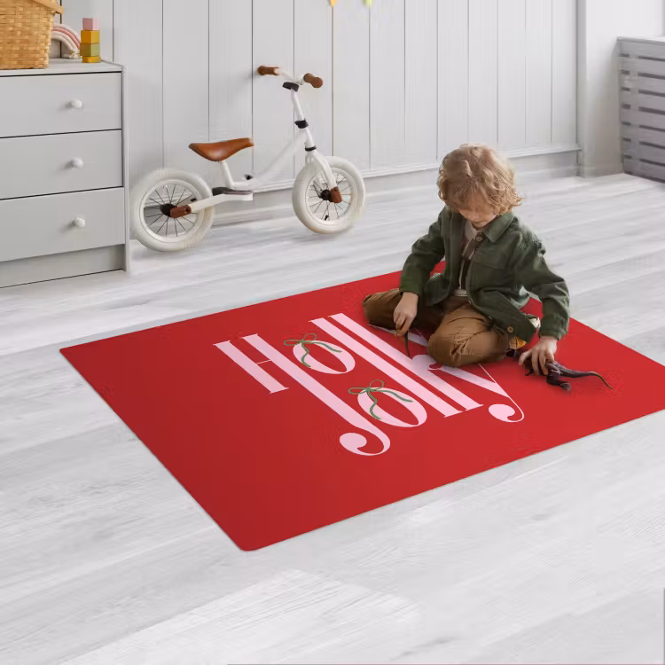 Speelkleed - Kerst - Roze - Rood - Tekst — 2