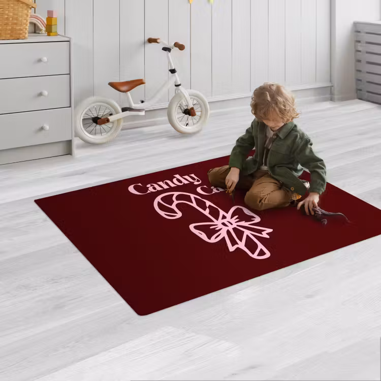 Speelkleed - Kerst - Snoep - Tekst - Roze — 2