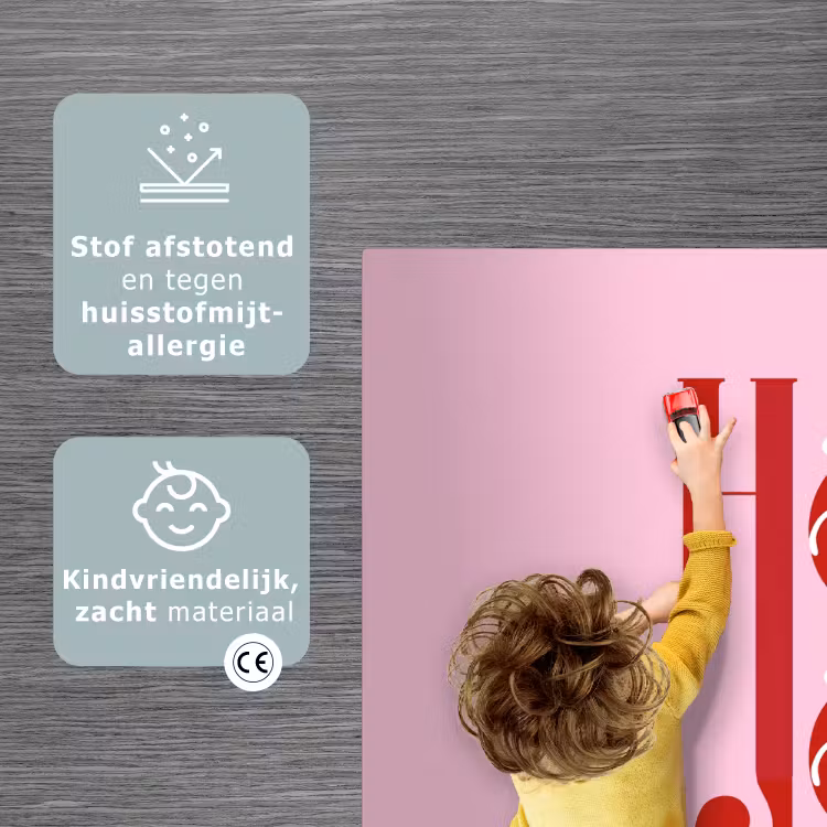 Speelkleed - Kerst - Tekst - Rood - Roze — 3