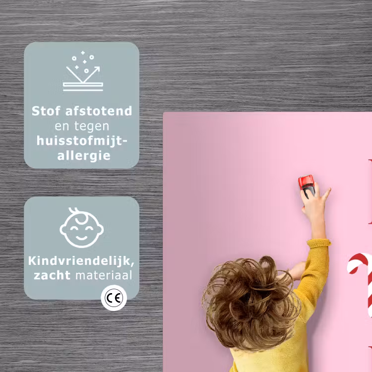 Speelkleed - Kerst - Tekst - Roze - Illustratie — 3