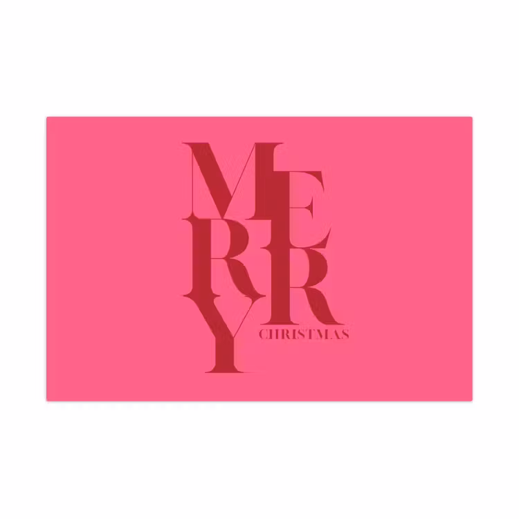 Speelkleed - Merry - Tekst - Kerst - Roze — 1