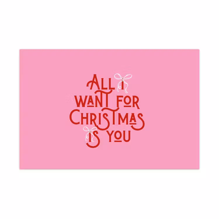 Speelkleed - Tekst - Kerst - Roze - Rood — 1