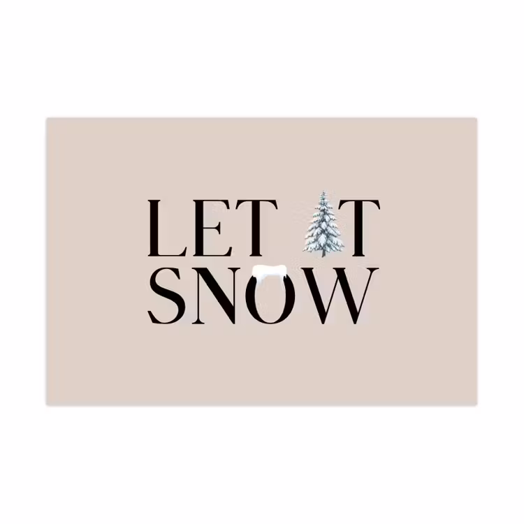 Speelkleed - Tekst - Kerst - Sneeuw — 1