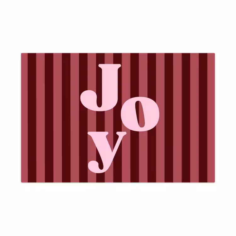Speelkleed - Joy - Kerst - Tekst - Roze