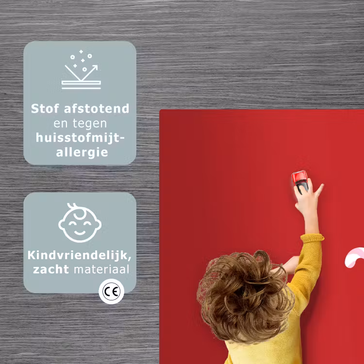 Speelkleed - Kerst - Tekst - illustratie - Rood — 3
