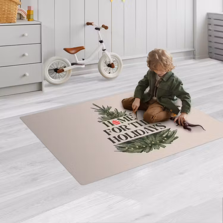 Speelkleed - Kerst - Tekst - Kerstboom - Beige — 2