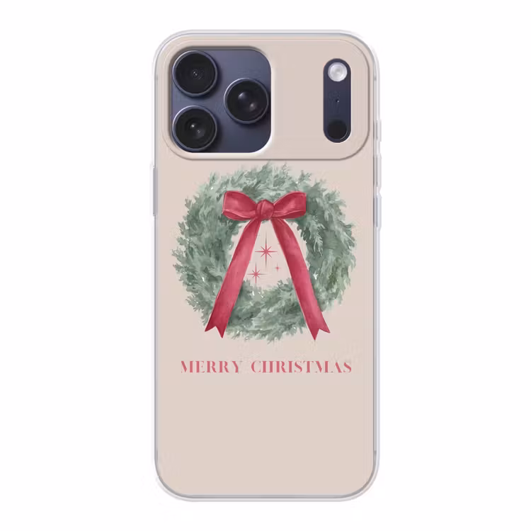 Telefoonhoesje Softcase - Winter - Kerst - Tekst