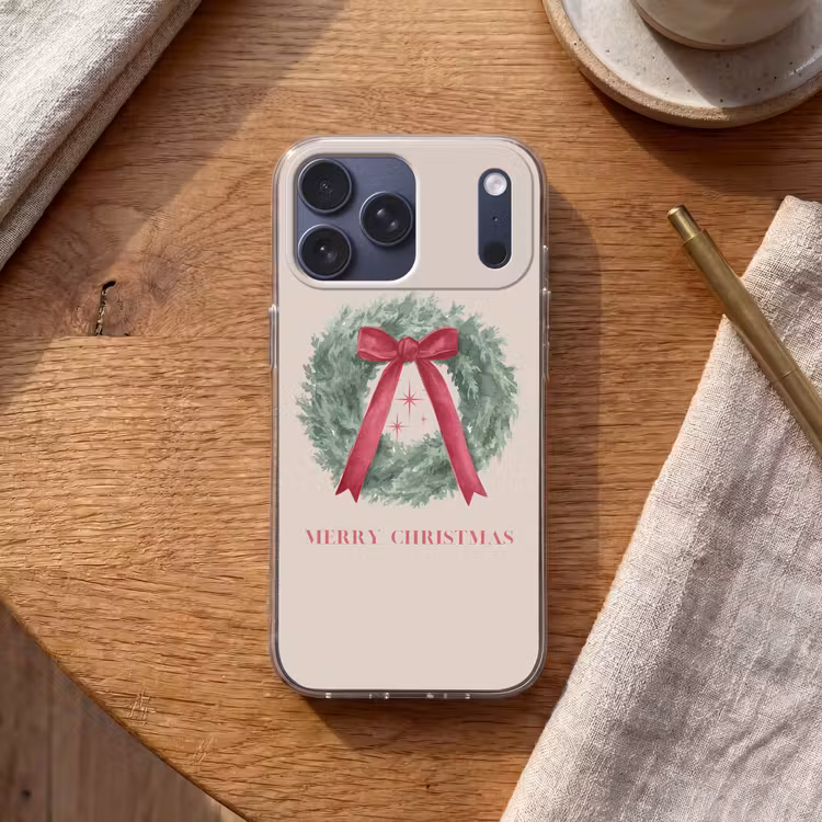 Telefoonhoesje Softcase - Winter - Kerst - Tekst — 2