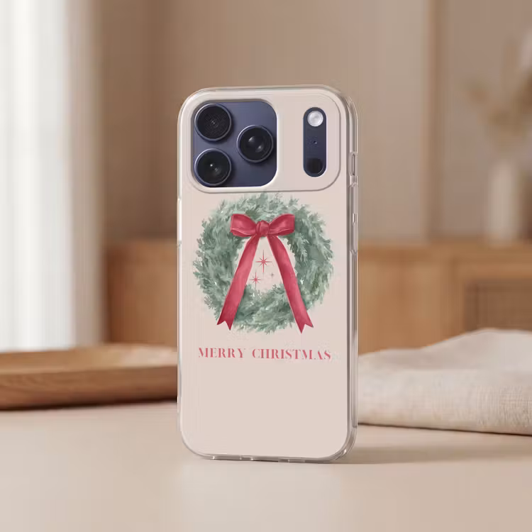 Telefoonhoesje Softcase - Winter - Kerst - Tekst — 3