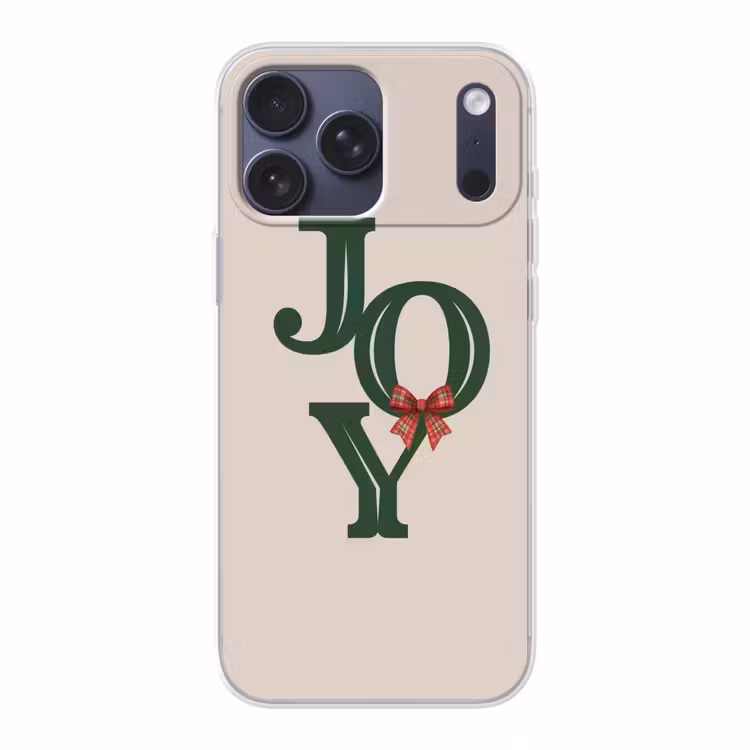 Telefoonhoesje Softcase - Tekst - Kerst - Groen — 1
