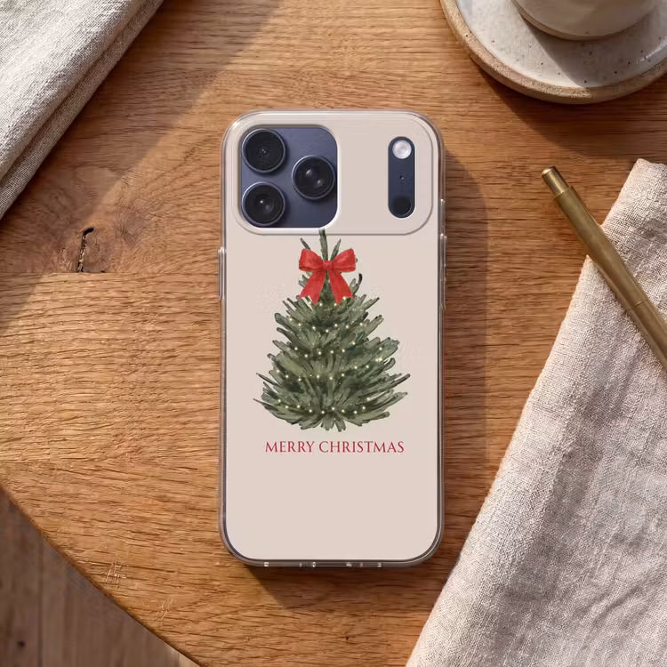Telefoonhoesje Softcase - Tekst - Kerst - Kerstboom — 2