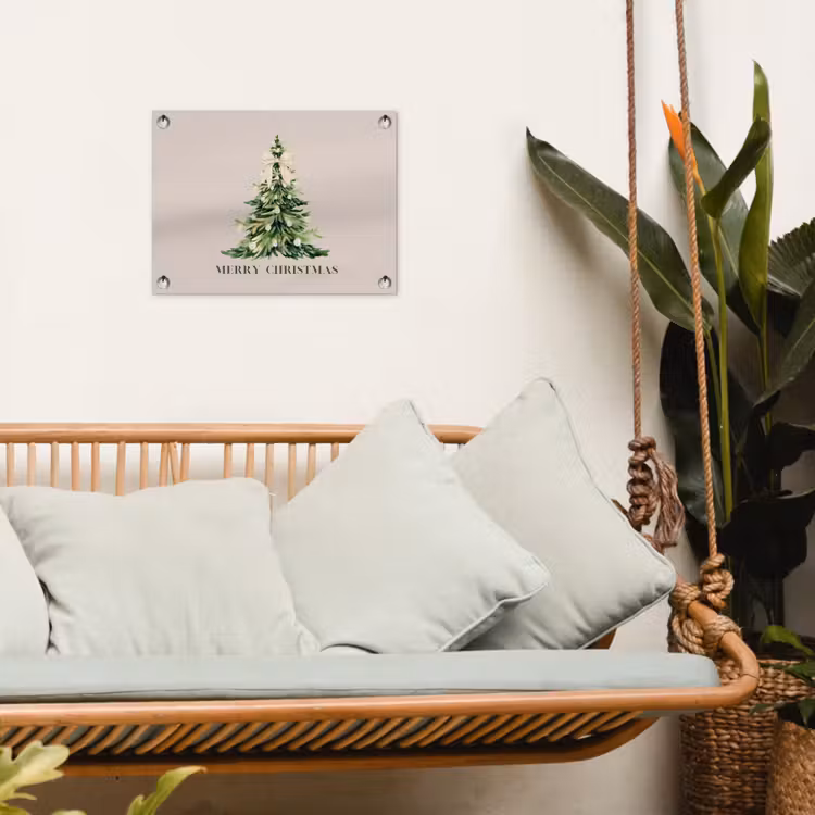 Tuinposter - Kerst - Kerstboom - Tekst — 5