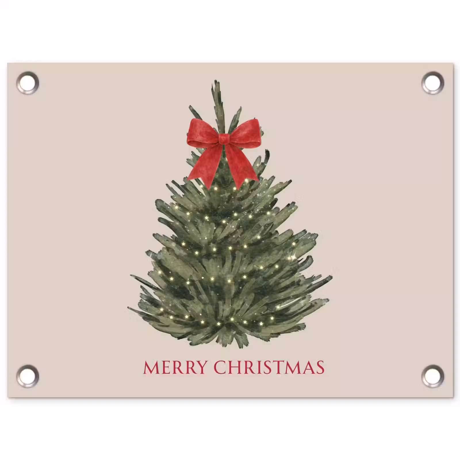 Tuinposter - Tekst - Kerst - Kerstboom — 1