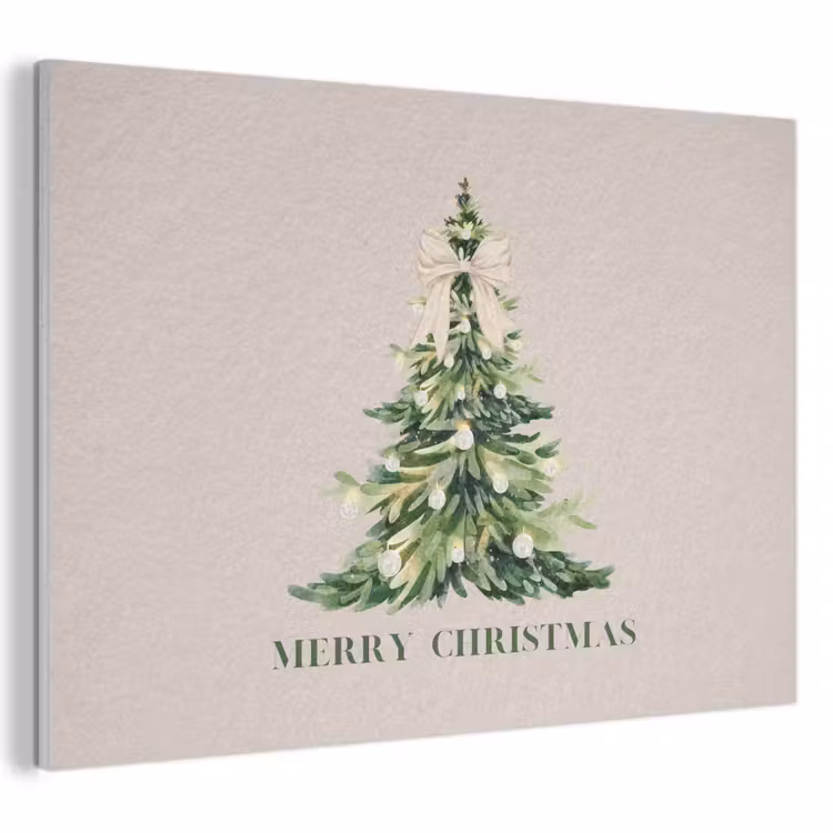 Akoestisch schilderij - Kerst - Kerstboom - Tekst — 1