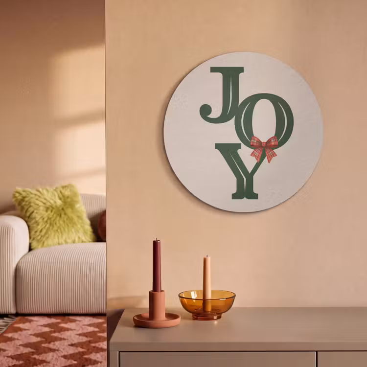 Akoestisch schilderij - Tekst - Kerst - Groen — 2