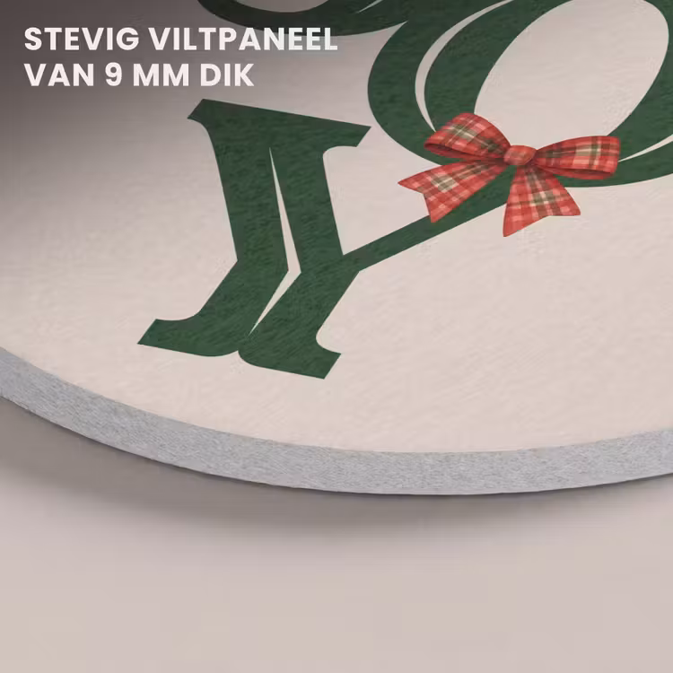 Akoestisch schilderij - Tekst - Kerst - Groen — 5