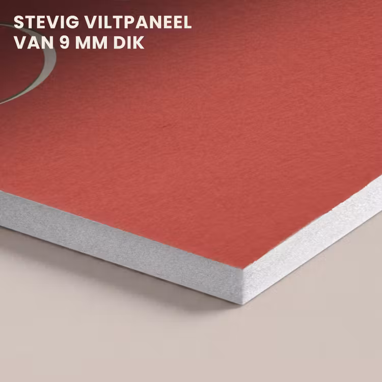 Akoestisch schilderij - Tekst - Kerst - Modern - Rood — 5