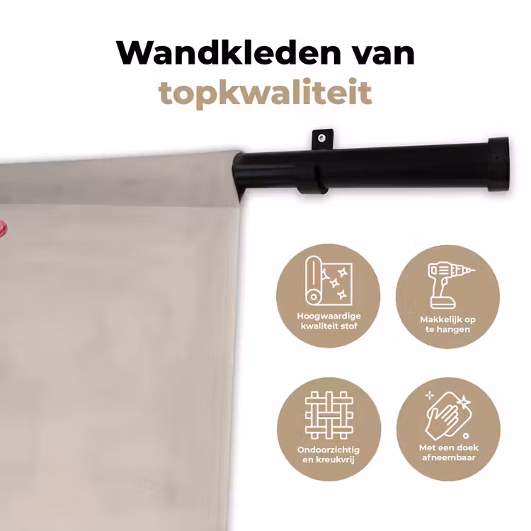 Wandkleed - Kerst - Kerstbal - Tekst — 3